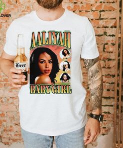 Aaliyah baby girl Vintage T shirt 3 Aaliyah baby girl Vintage T shirt