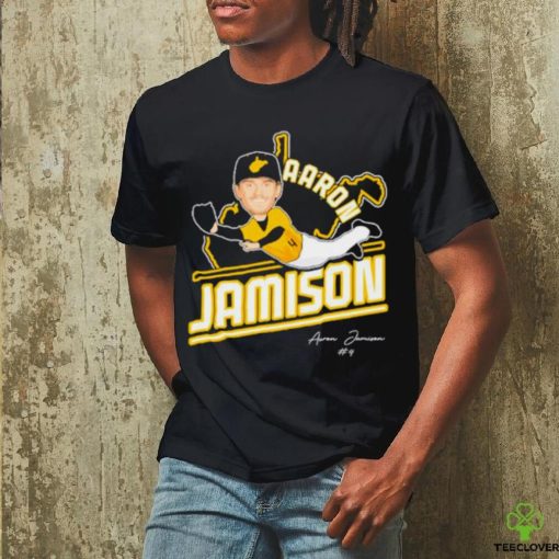 Aaron Jamison West Virginia University cartoon 2023 hoodie, sweater, longsleeve, shirt v-neck, t-shirt