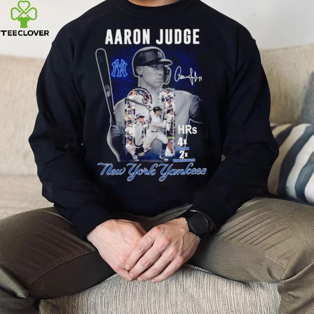 Aaron Judge 61 HRs New York Yankees Signature 2022 Mens Shirt