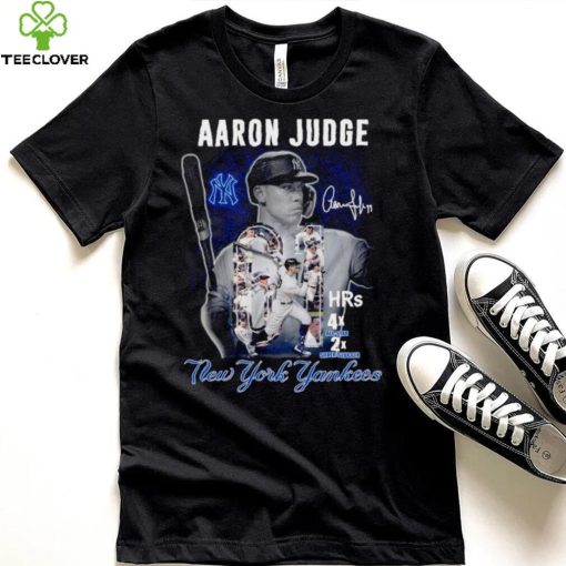 Aaron Judge 61 HRs New York Yankees Signature 2022 Mens Shirt