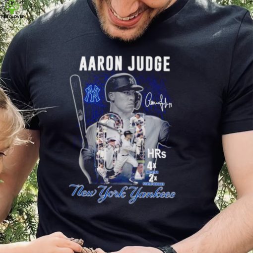 Aaron Judge 61 HRs New York Yankees Signature 2022 Mens Shirt