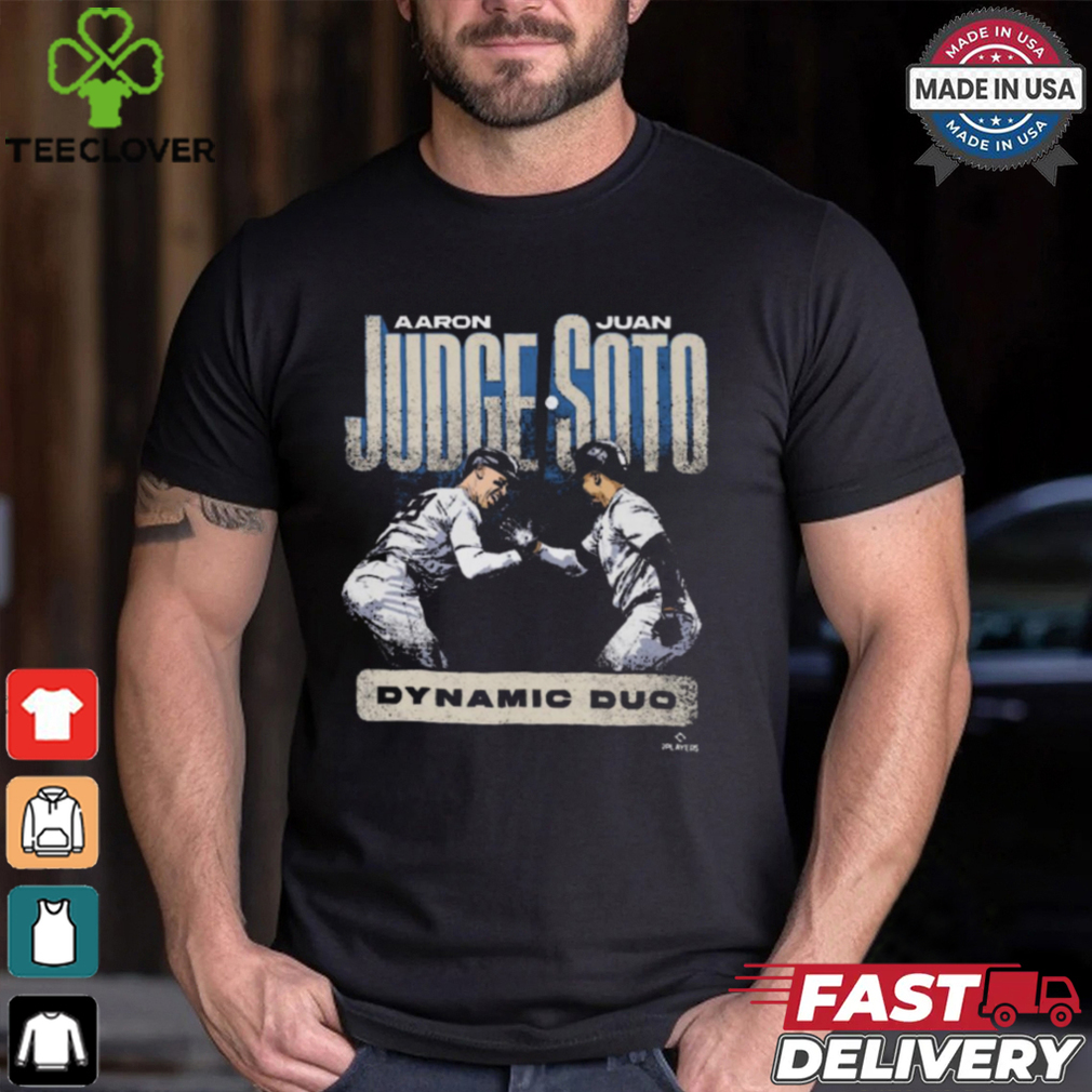 Aaron Judge And Juan Soto MLB New York Yankees Dynamic Duo t shirt Aaron Judge And Juan Soto MLB New York Yankees Dynamic Duo t shirt
