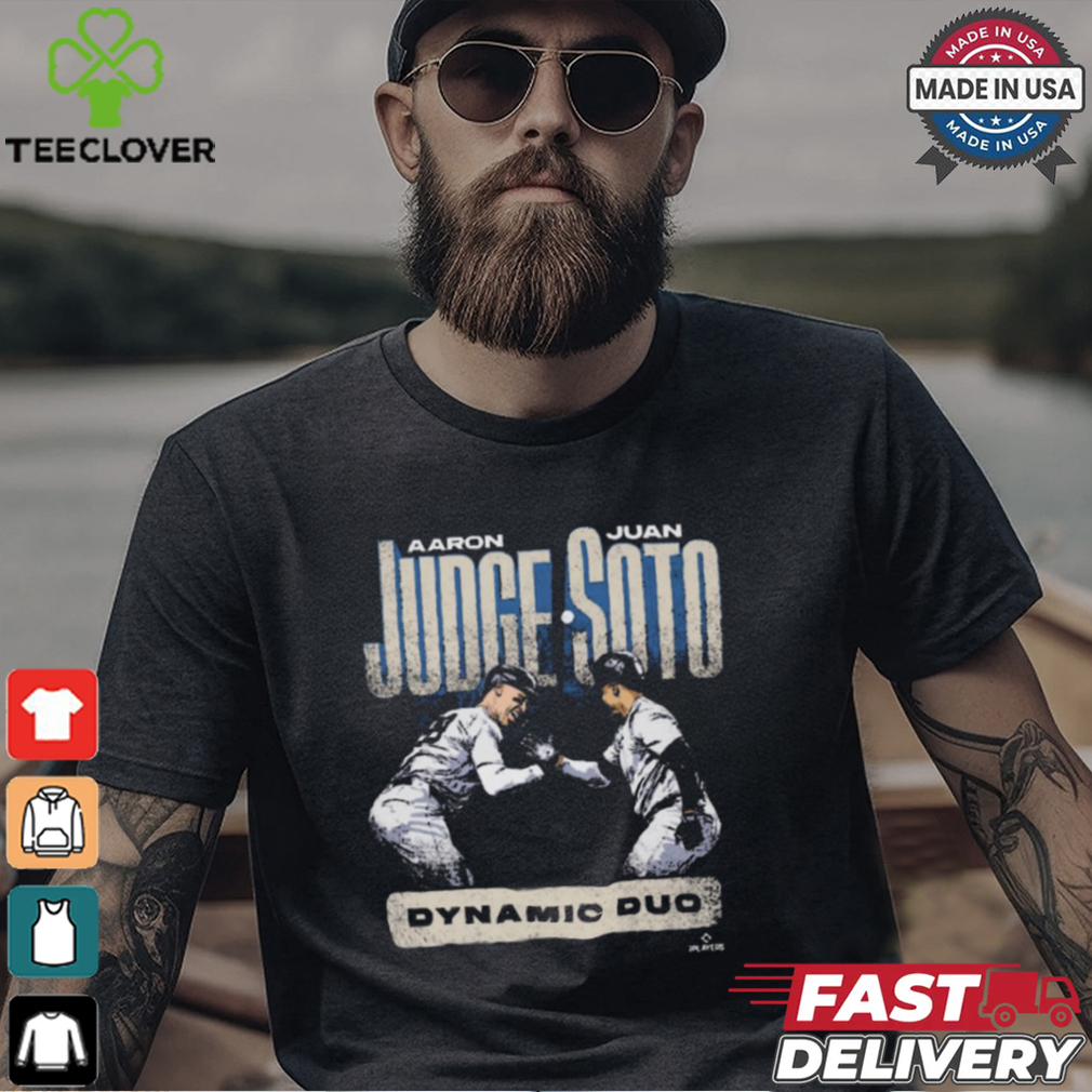 Aaron Judge And Juan Soto MLB New York Yankees Dynamic Duo t shirt Aaron Judge And Juan Soto MLB New York Yankees Dynamic Duo t shirt