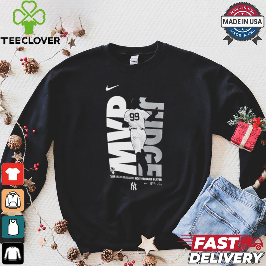 Aaron Judge New York Yankees Nike 2024 American League Most Valuable Player T Shirts Aaron Judge New York Yankees Nike 2024 American League Most Valuable Player T Shirts