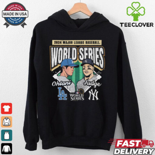 Aaron Judge New York Yankees Vs. Shohei Ohtani Los Angeles Dodgers MLB Player Dueling 2024 World Series Painting t shirt