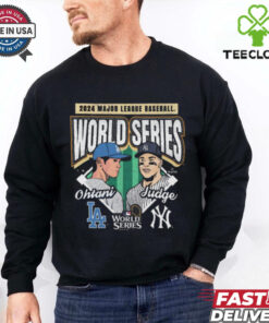 Aaron Judge New York Yankees Vs. Shohei Ohtani Los Angeles Dodgers MLB Player Dueling 2024 World Series Painting t shirt