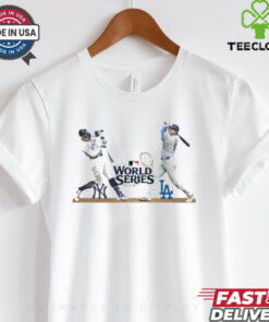Aaron Judge New York Yankees vs. Shohei Ohtani Los Angeles Dodgers 2024 MLB World Series Matchup t shirt