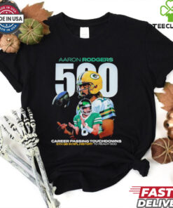 Aaron Rodgers 500 career passing touchdowns shirt