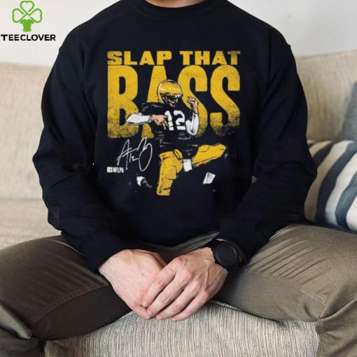 Aaron Rodgers Green Bay Packers Bass Slap Signature Shirt