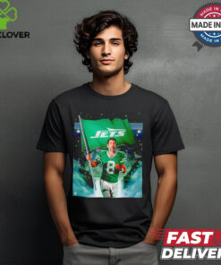 Aaron Rodgers New York Jets flag new season shirt