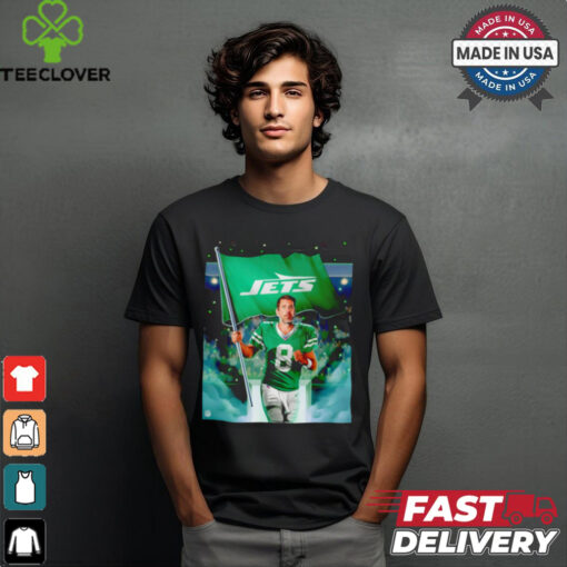 Aaron Rodgers New York Jets flag new season shirt