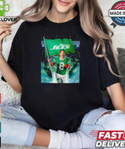 Aaron Rodgers New York Jets flag new season shirt
