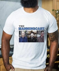 Aaron Rodgers Wearing Omaha Productions The Manningcast shirt