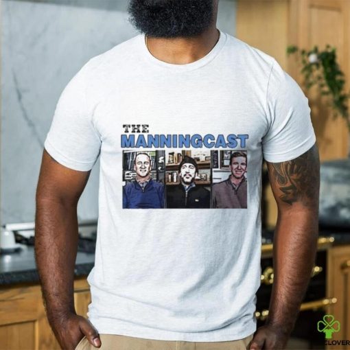 Aaron Rodgers Wearing Omaha Productions The Manningcast shirt