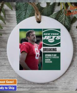 Aaron Rodgers opening 21 day practice window ornament