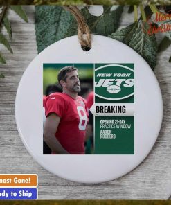 Aaron Rodgers opening 21 day practice window ornament
