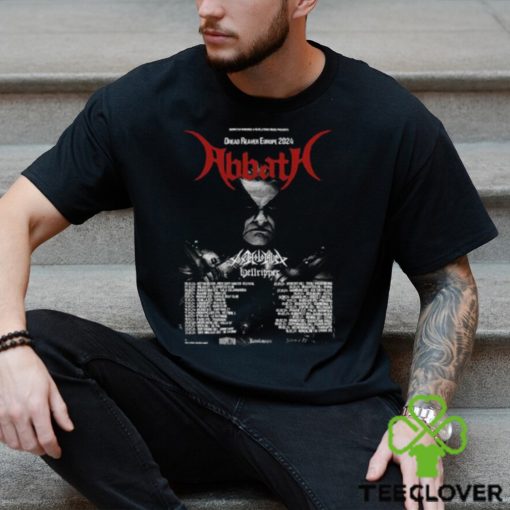 Abbath Dread Reaver Europe 2024 Merch, Abbath With Toxic Holocaust – Hellripper Shirt, Abbath Headliner European Tour 2024 Shirt
