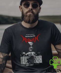Abbath Dread Reaver Europe 2024 Merch, Abbath With Toxic Holocaust – Hellripper Shirt, Abbath Headliner European Tour 2024 Shirt