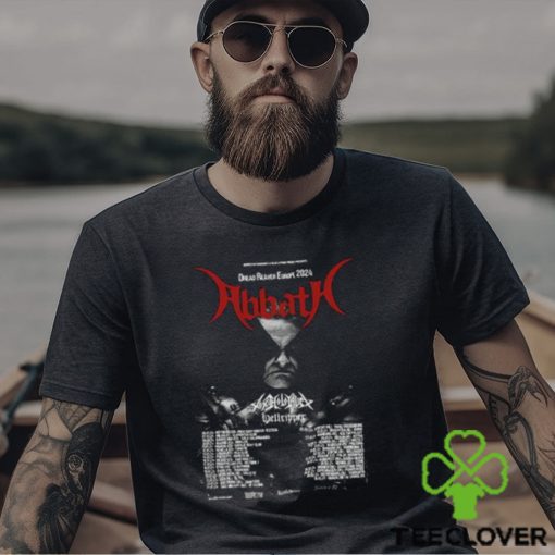 Abbath Dread Reaver Europe 2024 Merch, Abbath With Toxic Holocaust – Hellripper Shirt, Abbath Headliner European Tour 2024 Shirt