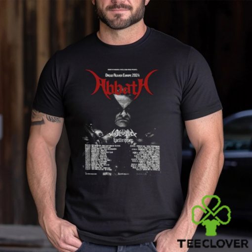 Abbath Dread Reaver Europe 2024 Merch, Abbath With Toxic Holocaust – Hellripper Shirt, Abbath Headliner European Tour 2024 Shirt