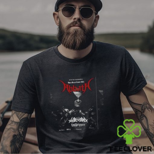 Abbath Dread Reaver Europe 2024 Merch, Abbath With Toxic Holocaust – Hellripper Shirt, Abbath Headliner European Tour 2024 T Shirt