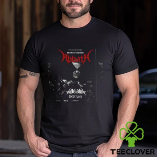 Abbath Dread Reaver Europe 2024 Merch, Abbath With Toxic Holocaust – Hellripper Shirt, Abbath Headliner European Tour 2024 T Shirt