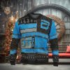 Captain America Costume Ugly Xmas Wool Knitted Sweater