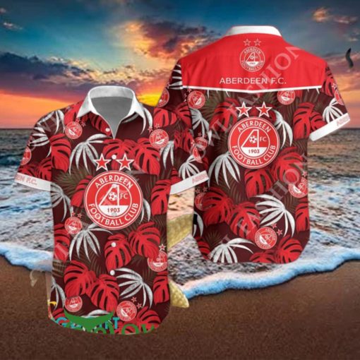 Aberdeen F.C. Scottish Football Champion Limited Hawaiian Shirt