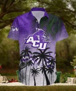 Abilene Christian Wildcats Hawaii Shirt Coconut Tree Tropical Grunge – NCAA