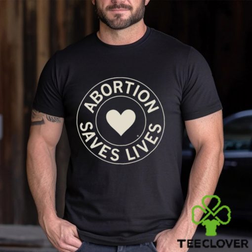 Abortion Saves Lives heart logo hoodie, sweater, longsleeve, shirt v-neck, t-shirt