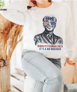 Abraham Lincoln Biden Fetterman 2024 It’s A No Brainer Shirt