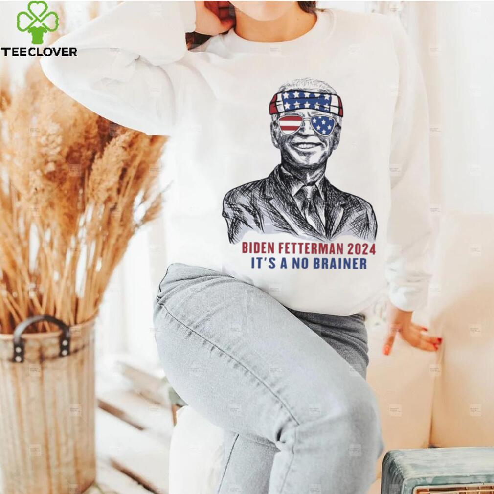 Abraham Lincoln Biden Fetterman 2024 It’s A No Brainer Shirt Abraham Lincoln Biden Fetterman 2024 It’s A No Brainer Shirt