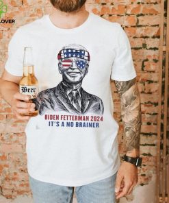 Abraham Lincoln Biden Fetterman 2024 It’s A No Brainer Shirt
