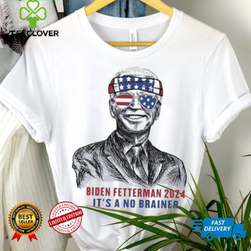 Abraham Lincoln Biden Fetterman 2024 It’s A No Brainer Shirt
