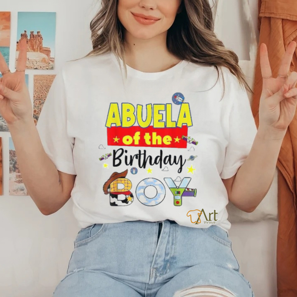 Abuela Of The Birthday Boy Toy Familly Matching Story Shirt Abuela Of The Birthday Boy Toy Familly Matching Story Shirt