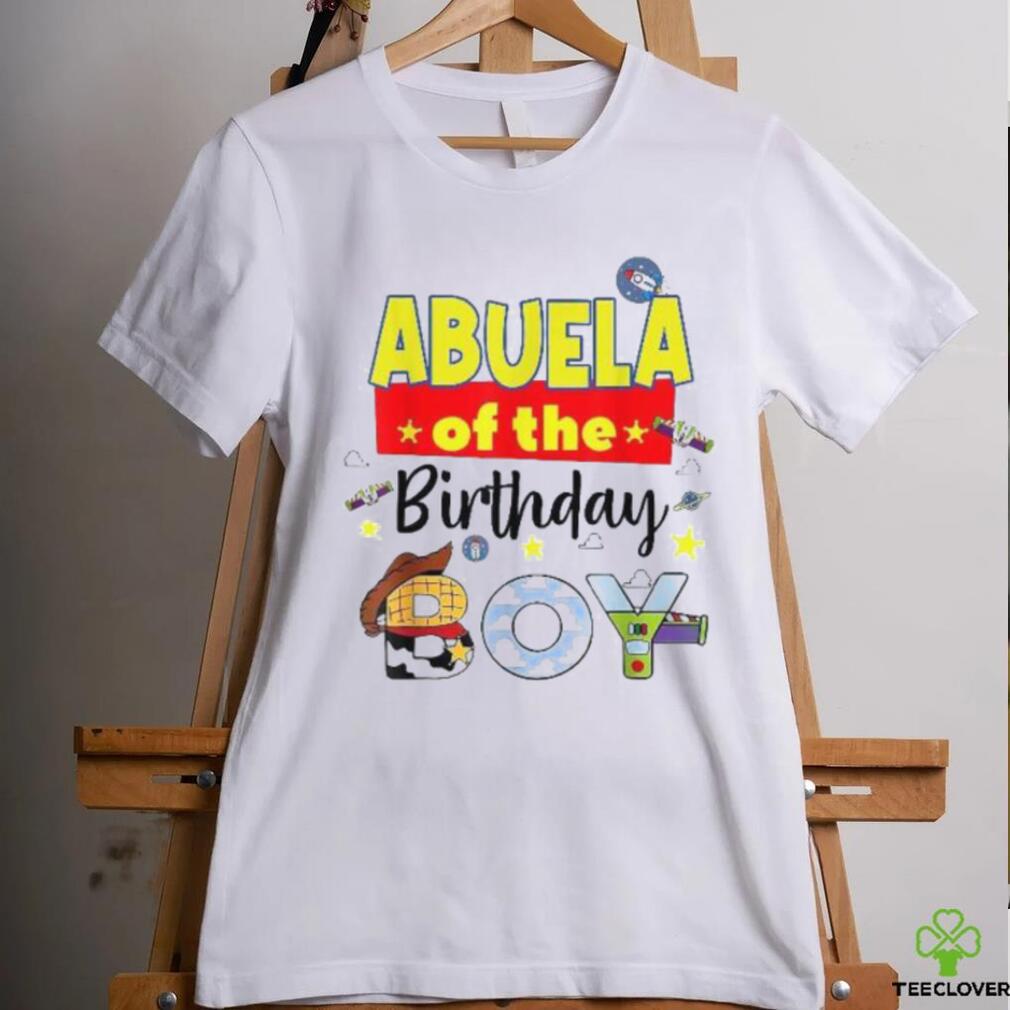 Abuela Of The Birthday Boy Toy Familly Matching Story Shirt Abuela Of The Birthday Boy Toy Familly Matching Story Shirt