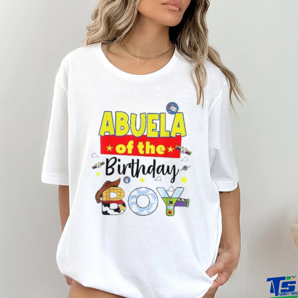 Abuela Of The Birthday Boy Toy Familly Matching Story Shirt Abuela Of The Birthday Boy Toy Familly Matching Story Shirt