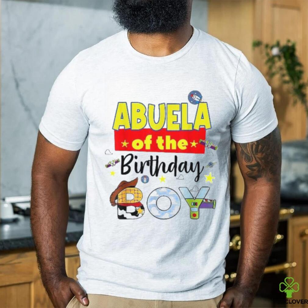 Abuela Of The Birthday Boy Toy Familly Matching Story Shirt Abuela Of The Birthday Boy Toy Familly Matching Story Shirt