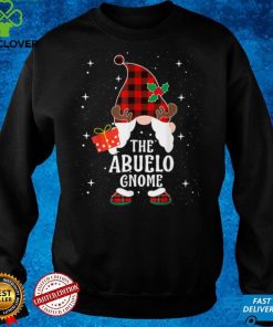 Abuelo Gnome Buffalo Plaid Matching Family Christmas T Shirts