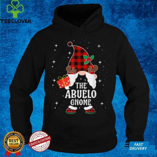 Abuelo Gnome Buffalo Plaid Matching Family Christmas T Shirts