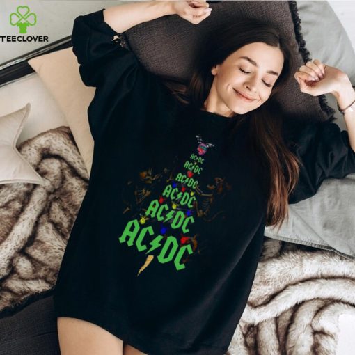 Ac DC Christmas tree shirt