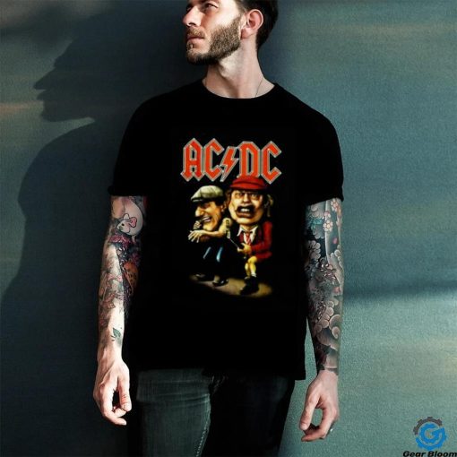 Ac Dc Caricature In Concert T shirt