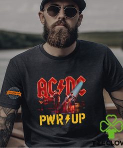 Acdc Band Comfort Colors Shirt Ac Dc Rock Music Pwr Up Classic Shirt