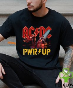 Acdc Band Comfort Colors Shirt Ac Dc Rock Music Pwr Up Classic Shirt