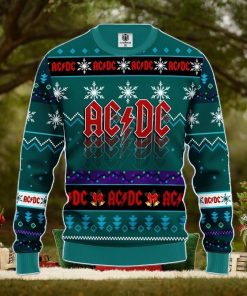 Acdc Ugly Christmas Sweater Blue Green Amazing Gift Men And Women Christmas Gift
