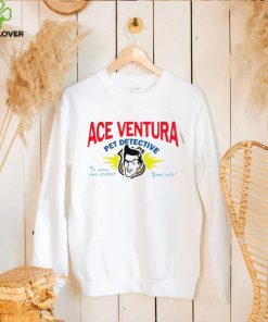 Ace Ventura Pet Detective to serve and protect your pets logo shirt
