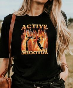 Active Shooter Basketball Adult Unisex T Shirt
