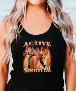 Active Shooter Basketball Adult Unisex T Shirt 1 Active Shooter Basketball Adult Unisex T Shirt