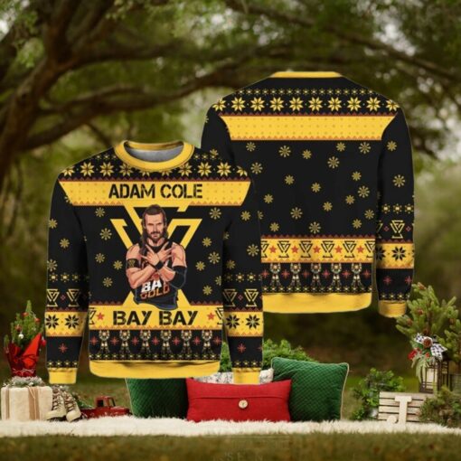 Adam Cole Bay Bay Adam Cole Ugly Christmas Sweater Gift For Holiday