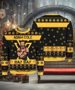 Adam Cole Bay Bay Adam Cole Ugly Christmas Sweater Gift For Holiday